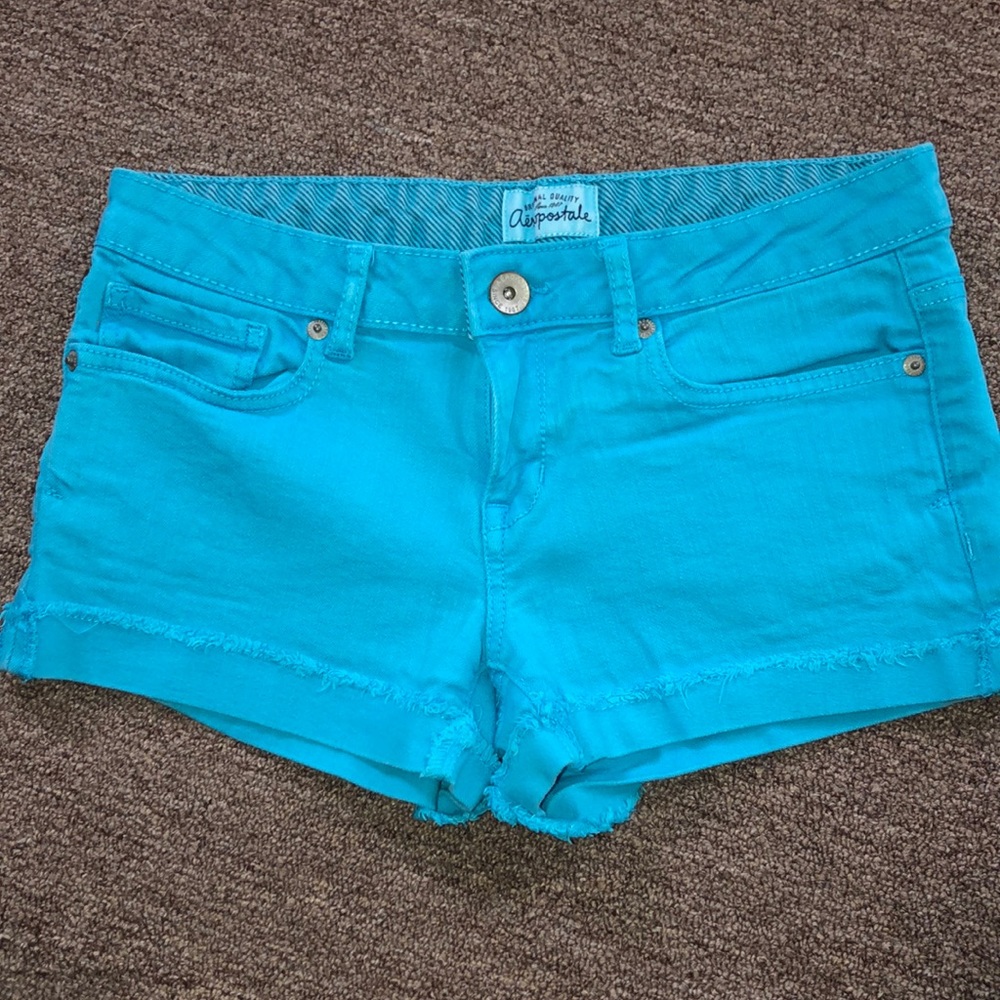 Bright blue Aeropostale shorts